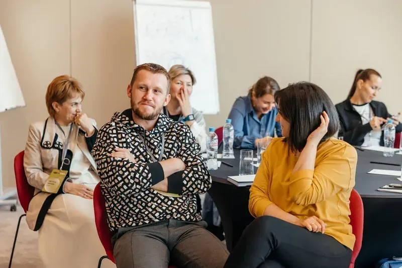Виктор Брежнев на профессиональном мероприятии сообщества DS Consulting